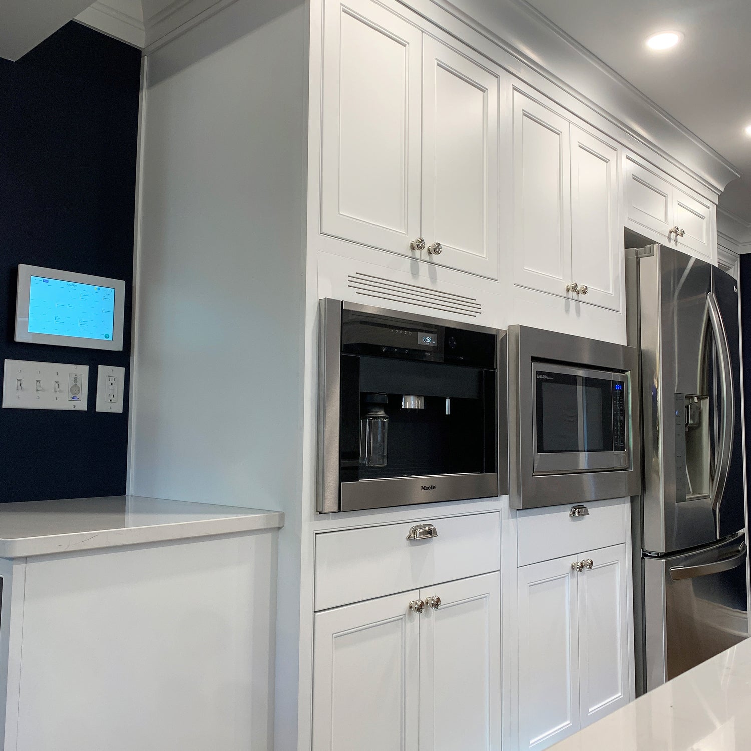 custom kitchen cabinets, trim and crown molding